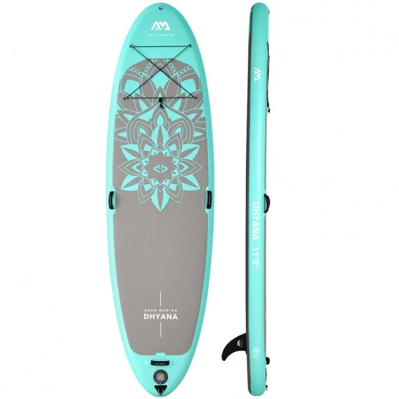 Aqua Marina Dhyana 11.0 Yoga SUP Aufblasbares Stand Up Paddle Board Set 2 Aqua Marina Dhyana 11.0 Yoga SUP Aufblasbares Stand Up Paddle Board Set – Bild 2