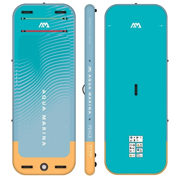 Aqua Marina Peace 8.2 Aufblasbares Stand Up Paddle Board Fitness Matte Fürs Wasser 2 Aqua Marina Peace 8.2 Aufblasbares Stand Up Paddle Board Fitness Matte Fürs Wasser – Bild 2