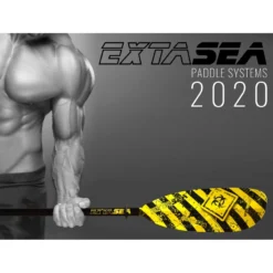 ExtaSea Danger Vario Fiberglas Doppelpaddel Kajak Paddel 2-teilig Inkl. Tasche