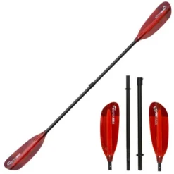 ExtaSea Pro Tour Carbon Vario Doppelpaddel | 220-240cm | 4-teilig | Red