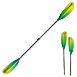 ExtaSea Pro Tour Carbon Vario Doppelpaddel | 230-240cm | 2-teilig | Lime-yellow