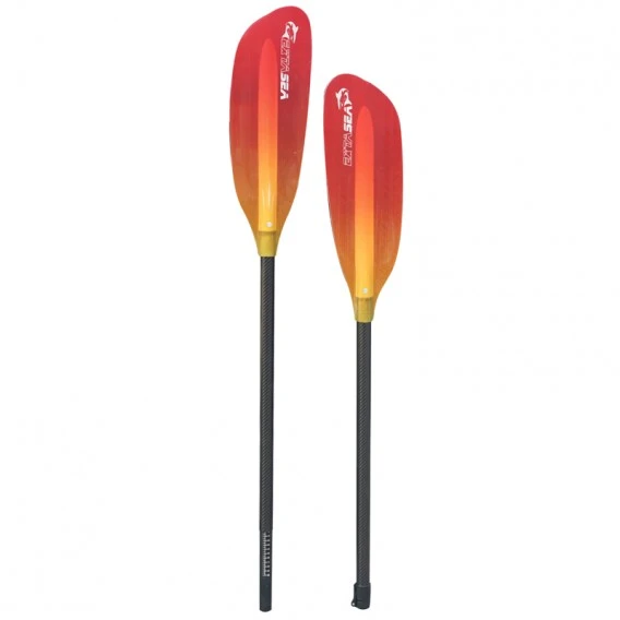 ExtaSea Pro Tour Carbon Vario Doppelpaddel | 230-240cm | 2-teilig | Red-yellow 4 ExtaSea Pro Tour Carbon Vario Doppelpaddel | 230-240cm | 2-teilig | Red-yellow – Bild 4