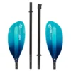 ExtaSea Pro-XL Carbon Vario Doppelpaddel | 220-240cm | 4-teilig | Blue-light Blue