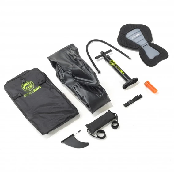 ExtaSea Race 285 1er Kajak Aufblasbar Drop-Stitch Schlauchboot Kajak Lime 2 ExtaSea Race 285 1er Kajak Aufblasbar Drop-Stitch Schlauchboot Kajak Lime – Bild 2