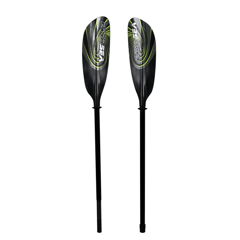 ExtaSea Super-Touring Fiberglas Vario Doppelpaddel 2-teilig Lime 1 ExtaSea Super-Touring Fiberglas Vario Doppelpaddel 2-teilig Lime