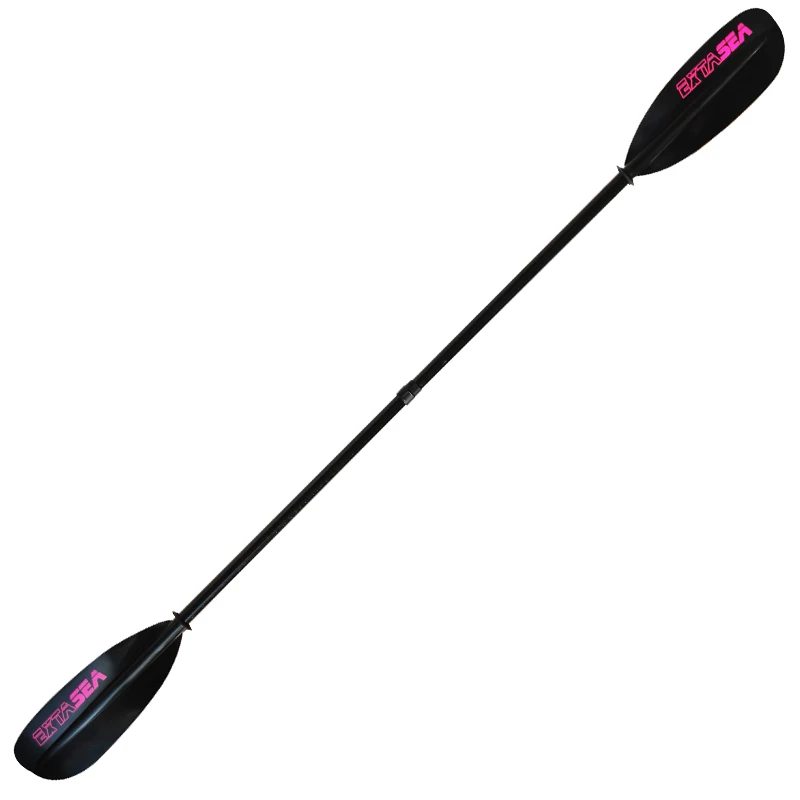 ExtaSea Tour Vario Fiberglas Doppelpaddel | 220-230cm | 2-teilig | Schwarz-pink 2 ExtaSea Tour Vario Fiberglas Doppelpaddel | 220-230cm | 2-teilig | Schwarz-pink – Bild 2