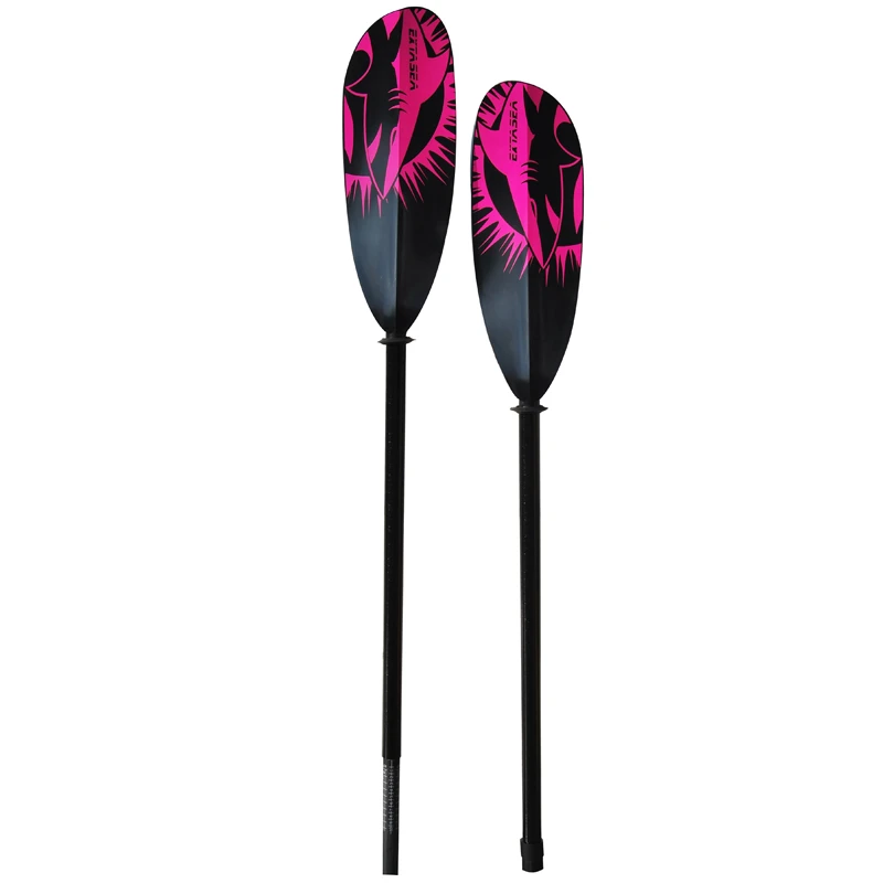 ExtaSea Tour Vario Fiberglas Doppelpaddel | 220-230cm | 2-teilig | Schwarz-pink 3 ExtaSea Tour Vario Fiberglas Doppelpaddel | 220-230cm | 2-teilig | Schwarz-pink – Bild 3