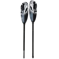 ExtaSea Tour Vario Fiberglas Doppelpaddel | 220-240cm | 2-teilig | Schwarz-weiß -GUMOTEX Store extasea tour vario fiberglas doppelpaddel 220 240cm 2 teilig schwarz weiss 2