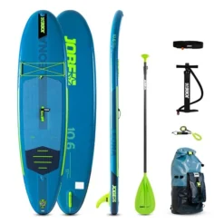 Titelseite 29 Jobe Leona 10.6 SUP Set Aufblasbares Stand Up Paddle Board