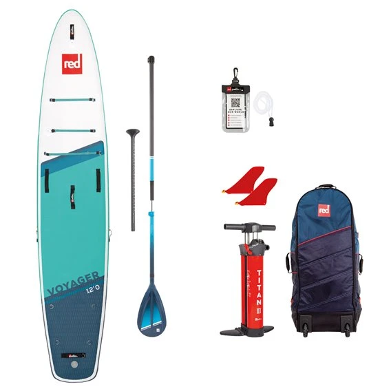 Red Paddle Voyager 12.0 SUP Komplett Set Stand Up Paddle Board Mit Paddel 1 Red Paddle Voyager 12.0 SUP Komplett Set Stand Up Paddle Board Mit Paddel